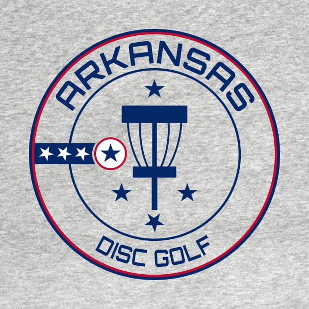 Arkansas Disc Golf State Flag by grahamwilliams